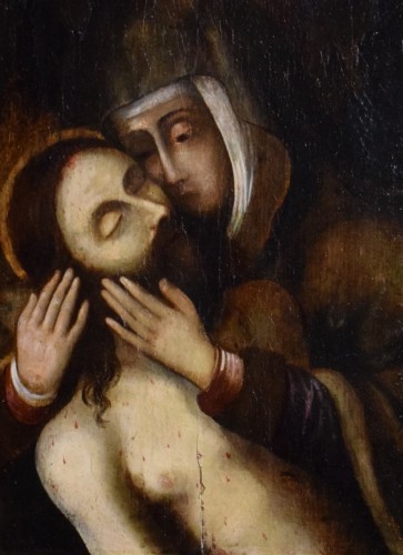 Pieta - Espagne XVIe siècle - Tableaux et dessins Style Renaissance